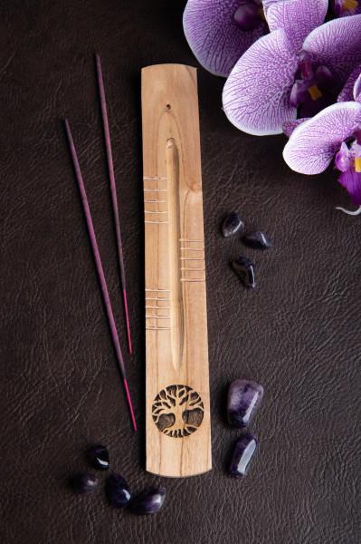 Esoterischer Räucherstabhalter Yggdrasil